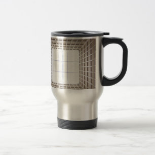 square tunnel travel mug