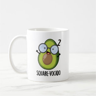 Square-vocado Funny Avocado Puns Coffee Mug