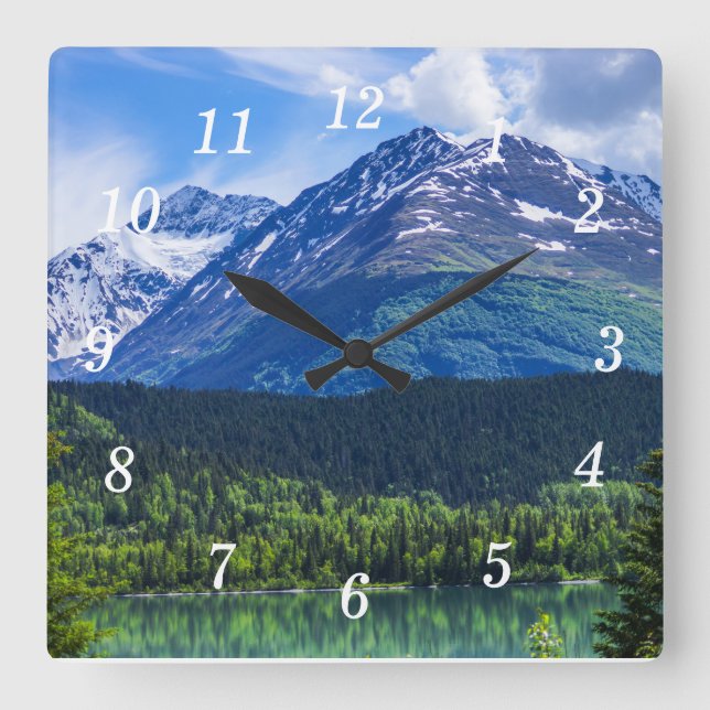 * SQUARE WALL CLOCK (Front)