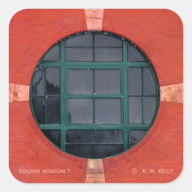 SQUARE WINDOW ? - Art  Sticker (Front)