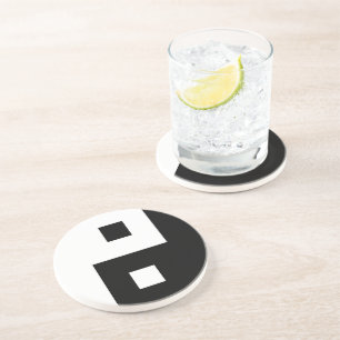 Square Yin Yang Coaster