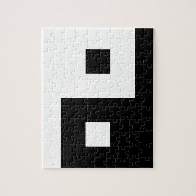 Square Yin Yang Jigsaw Puzzle (Vertical)