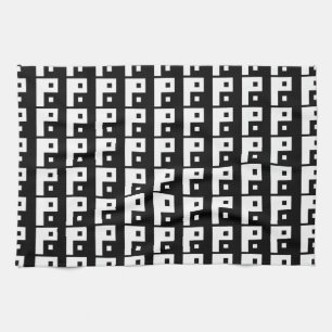 Square Yin Yang Tea Towel