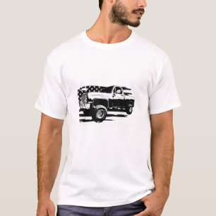 Squarebody Truck American Flag Square Body  T-Shirt