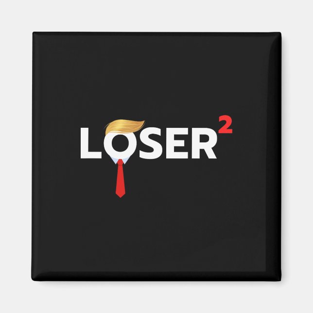 Squared Funny Anti-trump 2024 Nope Not Again Tee S Magnet (Front)