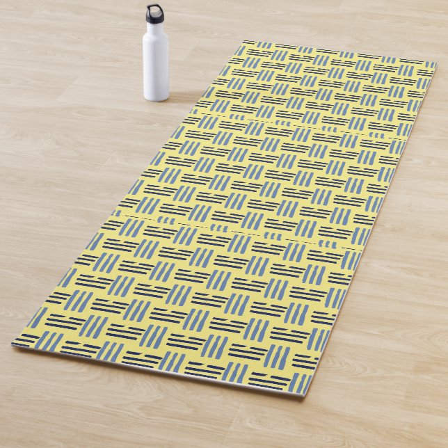 Squared Lines Yoga Mat (In Situ)