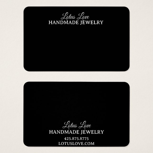 Squared Mighty Size Profile Card, 3.5" x 2.5" (Front & Back)