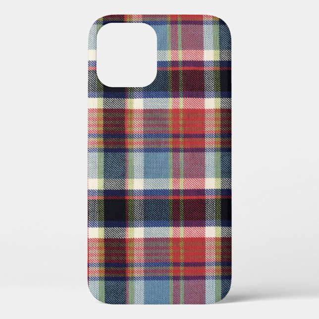 Squared Textile Texture Background. Case-Mate iPhone Case (Back)