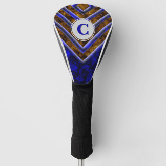 Squareglow Abstract Monogram Golf Head Cover
