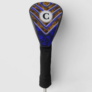 Squareglow Abstract Monogram Golf Head Cover