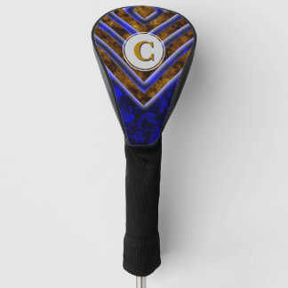 Squareglow Abstract Monogram Golf Head Cover