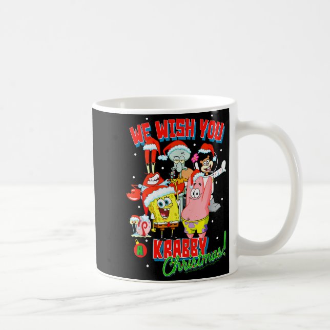 Squarepants Crabby Christmas  Coffee Mug (Right)