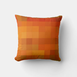 Squares Abstract Art Retro Geometric Pattern Cushion