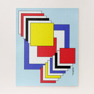 Squares Abstract Jigsaw Puzzle