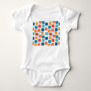 Squares and Outlines  Baby Bodysuit