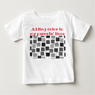 Squares and Outlines  Baby T-Shirt