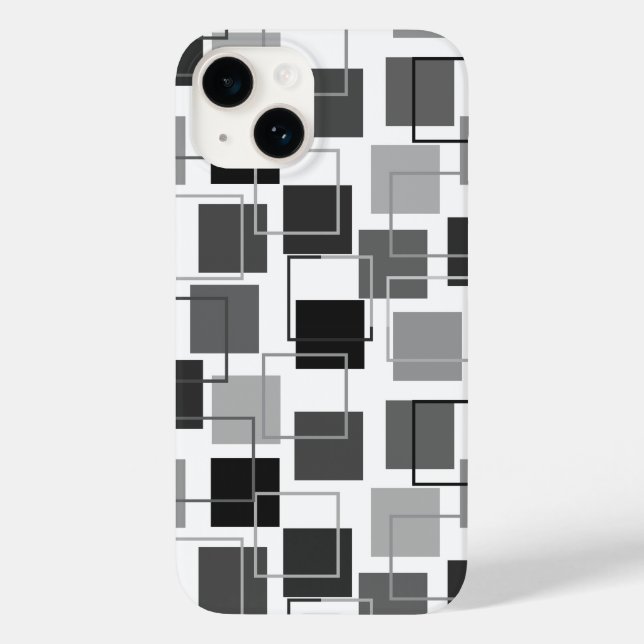 Squares and Outlines  Case-Mate iPhone Case (Back)