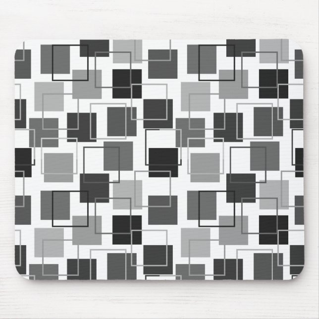 Squares and Outlines  Mouse Mat (Front)