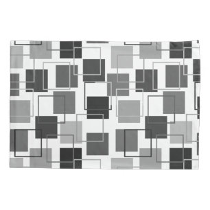 Squares and Outlines Pillowcase
