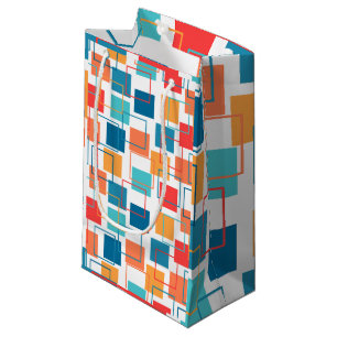 Squares and Outlines Small Gift Bag