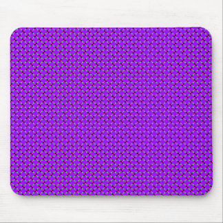squares and round mouse mat