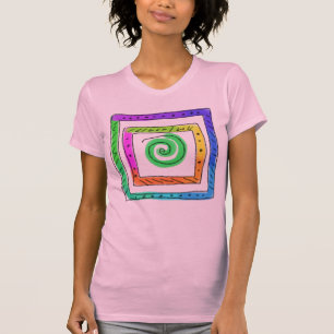 Squares Colourful Abstract Art to Wear T-Shirt