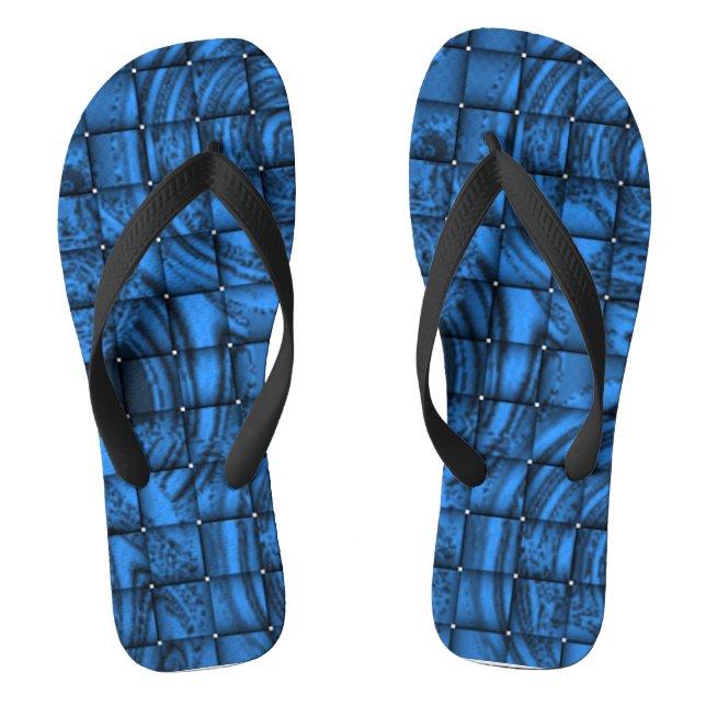 "Squares"  Flip Flops (Footbed)
