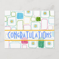 Squares in orange, CoNgRaTuLaTiOns