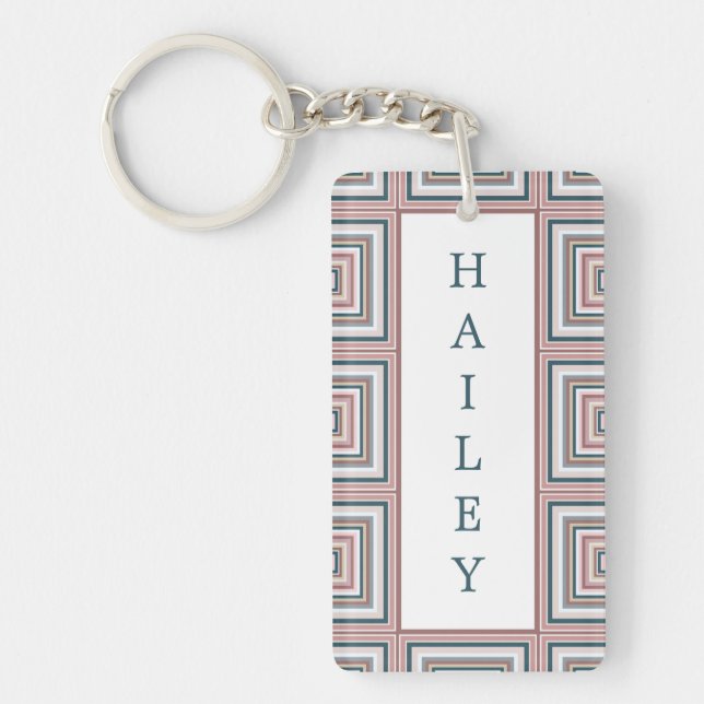 Squares Key Ring (Front)