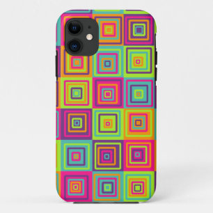 Squares Pattern iPhone 11 Case