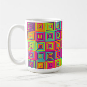 Squares Pattern Coffee Mug