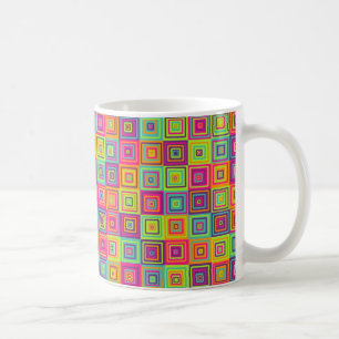 Squares Pattern Coffee Mug