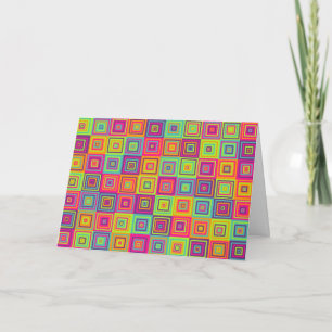 Squares Pattern Invitation