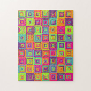 Squares Pattern Jigsaw Puzzle