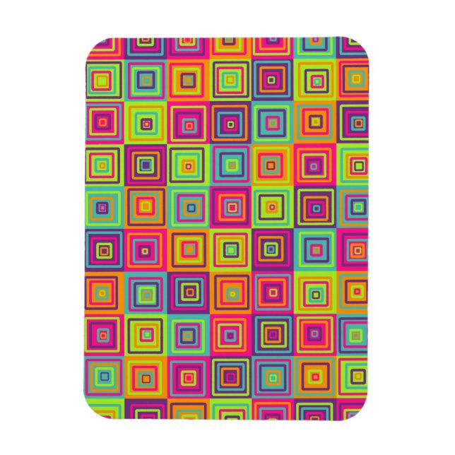 Squares Pattern Magnet (Vertical)