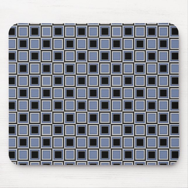 Squares pattern mouse mat (Front)