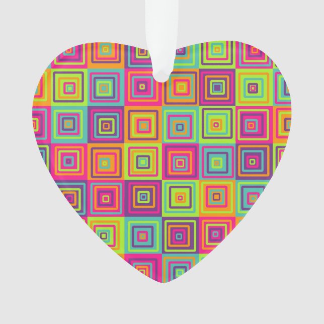 Squares Pattern Ornament (Front)