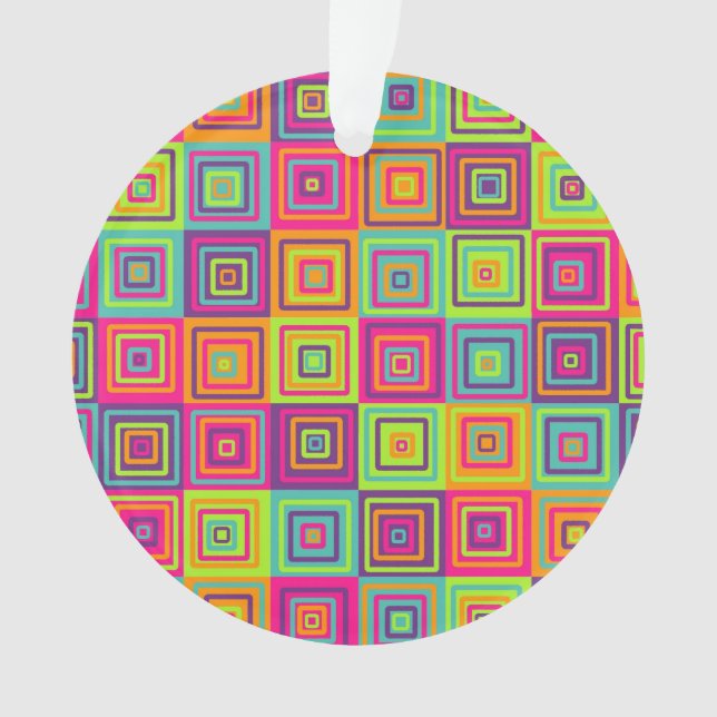 Squares Pattern Ornament (Front)