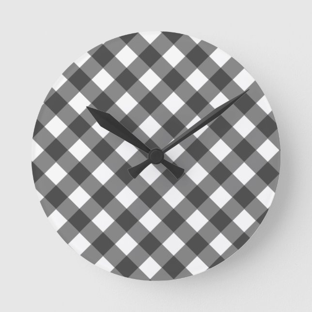 Squares Round Clock (Front)