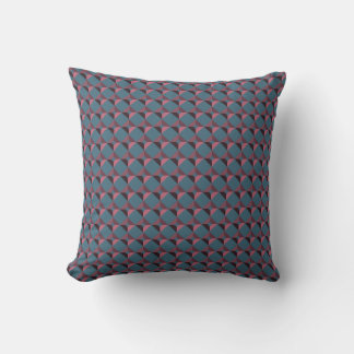 Squares & Rounded Squares Throw Pillow
