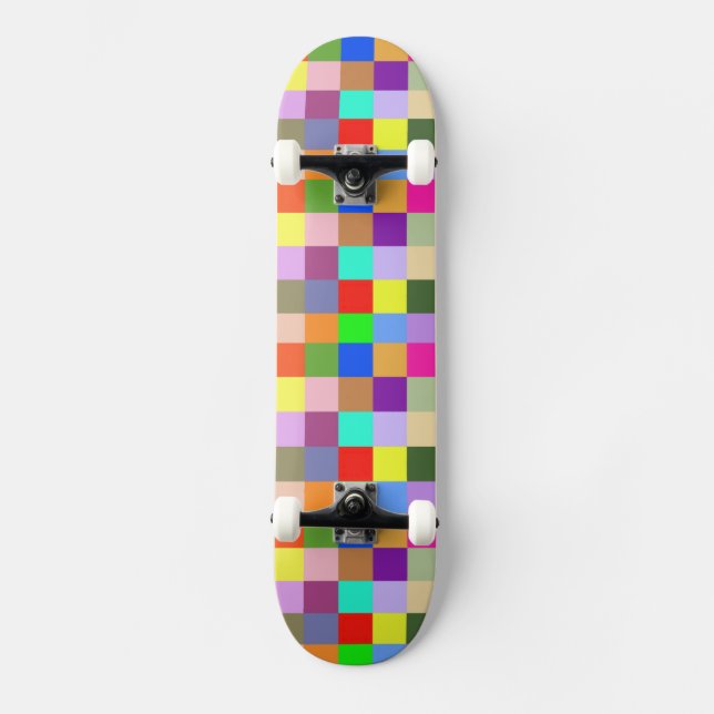 Squares Squared Skateboard (Front)