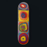 Squares w Concentric Circles 2 | Kandinsky | Skateboard<br><div class="desc">Colour Study: Squares with Concentric Circles 2 is a 1913 painting by Wassily Kandinsky.</div>