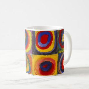Squares w Concentric Circles Kandinsky Coffee Mug