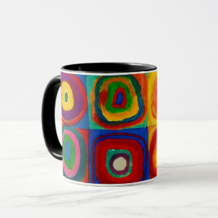 Squares with Circles, Abstract, Wassily Kandinsky Mug