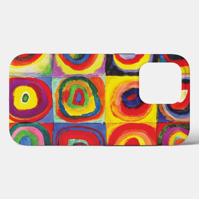 Squares with Concentric Circles Hiroaki Takahashi Case-Mate iPhone Case (Back (Horizontal))