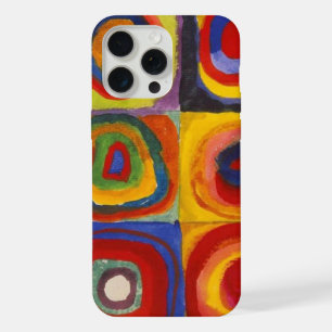 Squares with concentric circles, Kandinsky iPhone 15 Pro Max Case