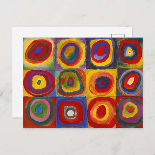 Squares with Concentric Circles | Kandinsky | Postcard (Front/Back)