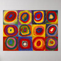 Squares with Concentric Circles | Kandinsky |