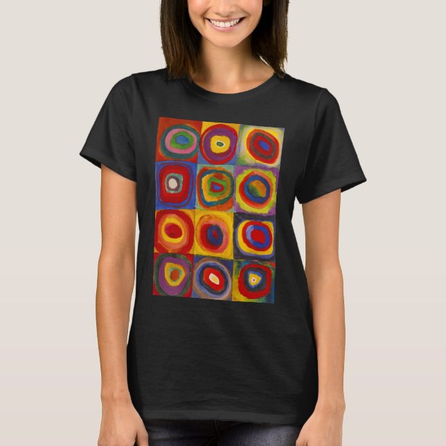 Squares with Concentric Circles | Kandinsky | T-Shirt (Front)