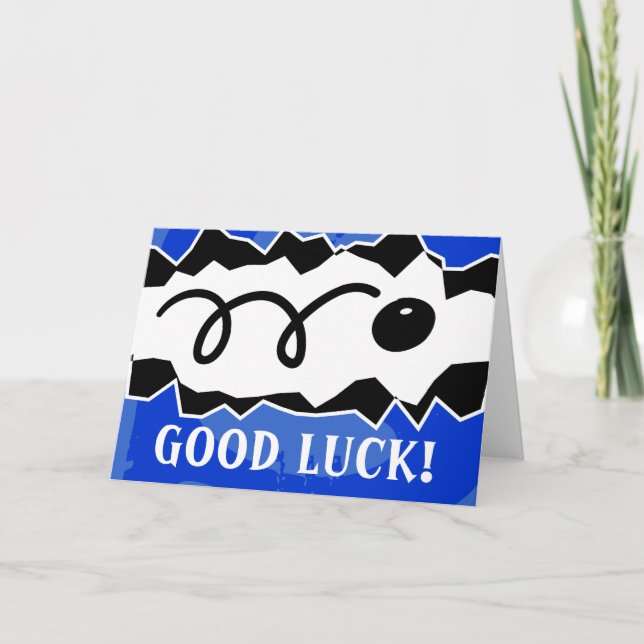 Squash ball Greeting Card Design with custom text (Front)